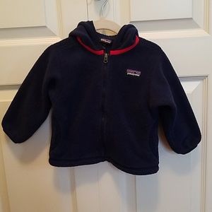Baby boys patagonia fleece zip hoodie
